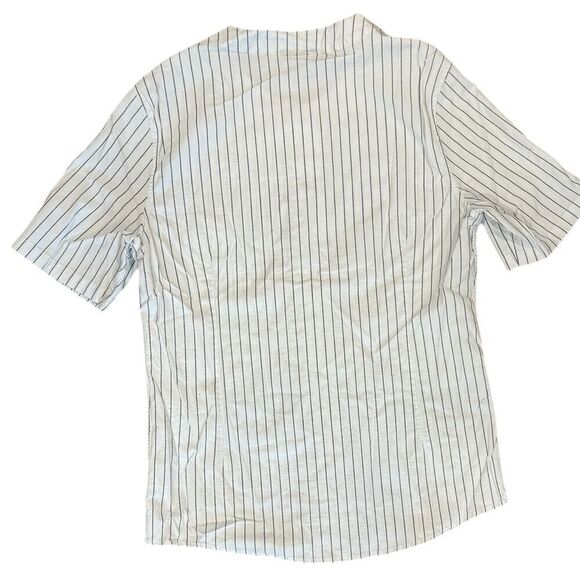 ASOS Men Baseball Striped Button Down Shirt - Picture 5 of 5